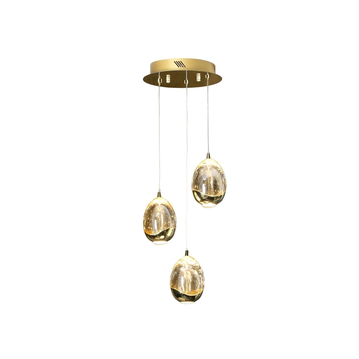 Люстра Rocio LED 3L Ø25 золотая