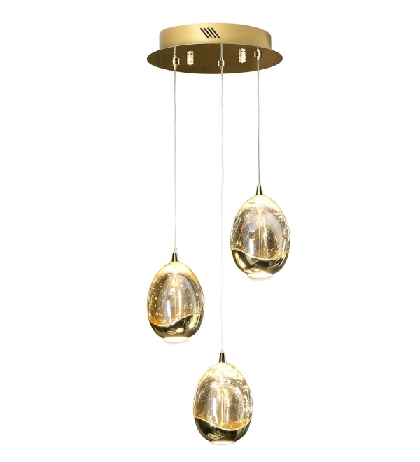 Люстра Rocio LED 3L Ø25 золотая