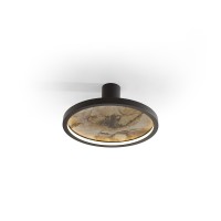 Настенный/потолочный светильник Stone CCT- черный LED D30