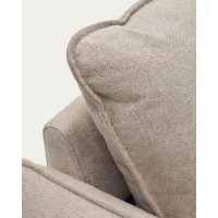 Carlota 2-местный диван-кровать из синели бежевого цвета 140 см
