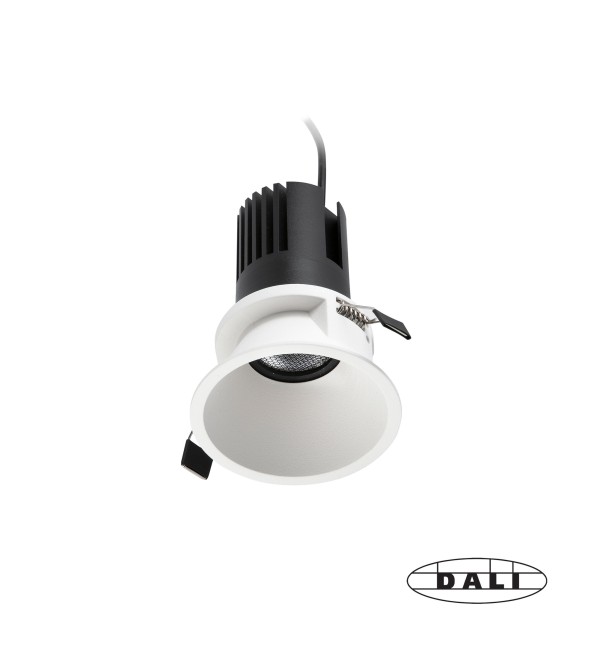 Встраиваемый светильник TULIPA DOWN SIM IP65 15W белый 24° 2700K CRI90 DALI