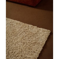Ковер Neade из полипропилена и хлопка бежевого цвета 200 x 300 см