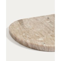Сервировочная доска Nolvet из мрамора бежевого цвета 30 x 23 см