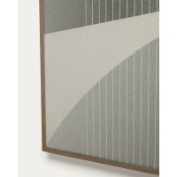 Абстрактная картина Imaro в зеленовато-сером цвете, 50 x 70 см