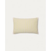 Чехол для подушки Lioris из хлопка в зеленую полоску 60 x 40 см