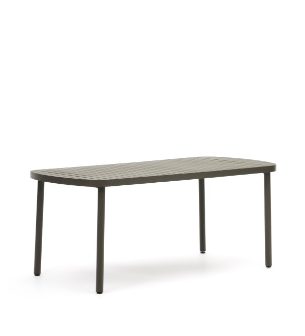 Joncols Уличный алюминиевый стол с зеленой отделкой 180 x 90 см