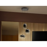 Onice Люстра 3L черно-дымчатый D30