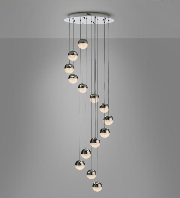Подвесной светильник Sphere LED 14L Ø51 DIM BLUETOOTH хром