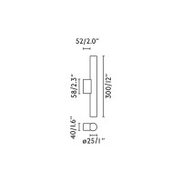 CALMA Настенный светильник древесный 5W 2700K