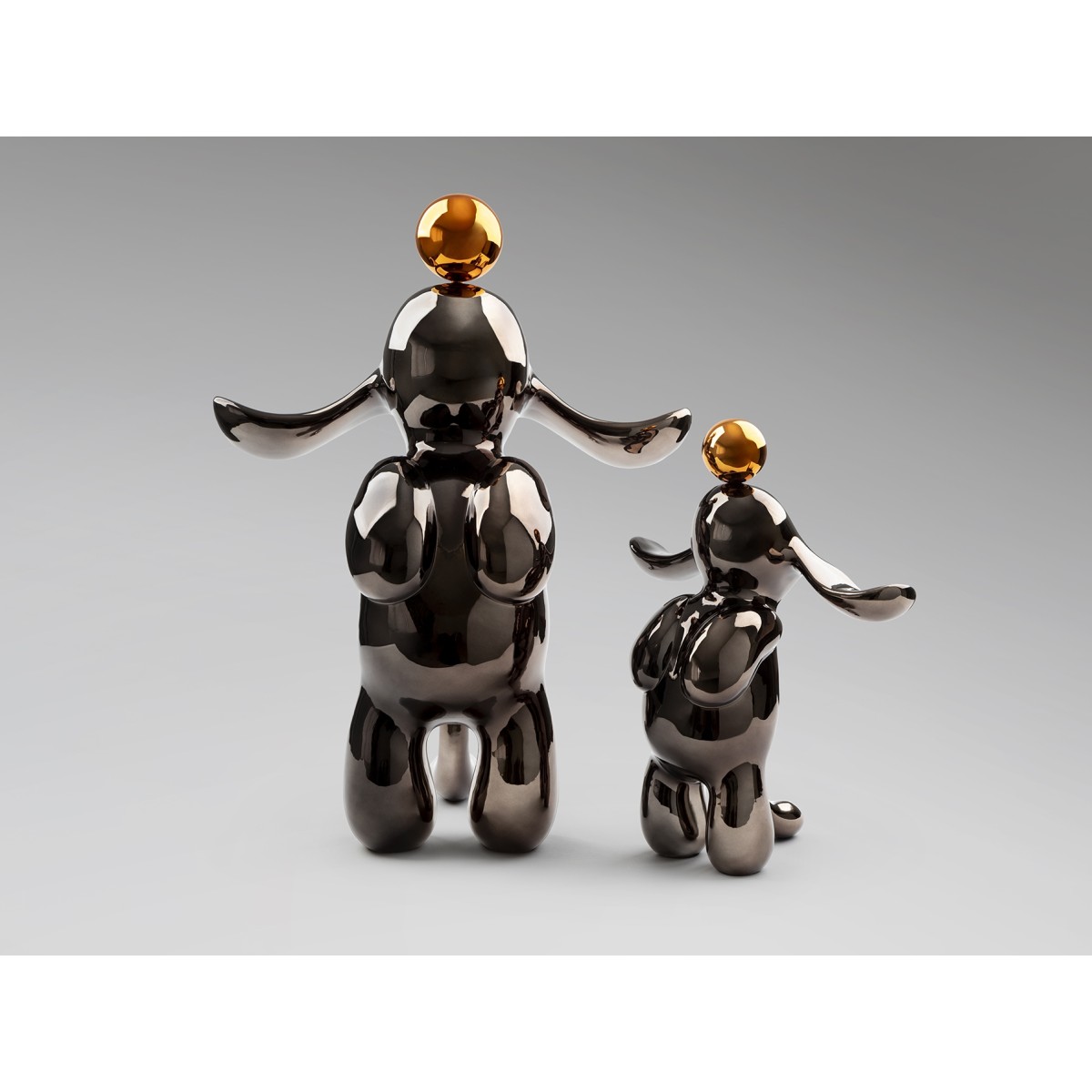 Conejo Декоративная фигура medium серый/оранжевый