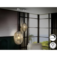 Подвесной светильник Ovila янтарный 1L 30 см