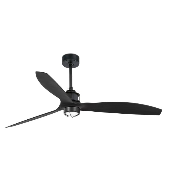 JUST FAN M Потолочный вентилятор с освещением Ш1280 черный 3P черный 3000K TUYA