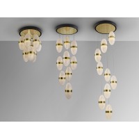 Подвесной светильник Garden 9L черный/бронзовый