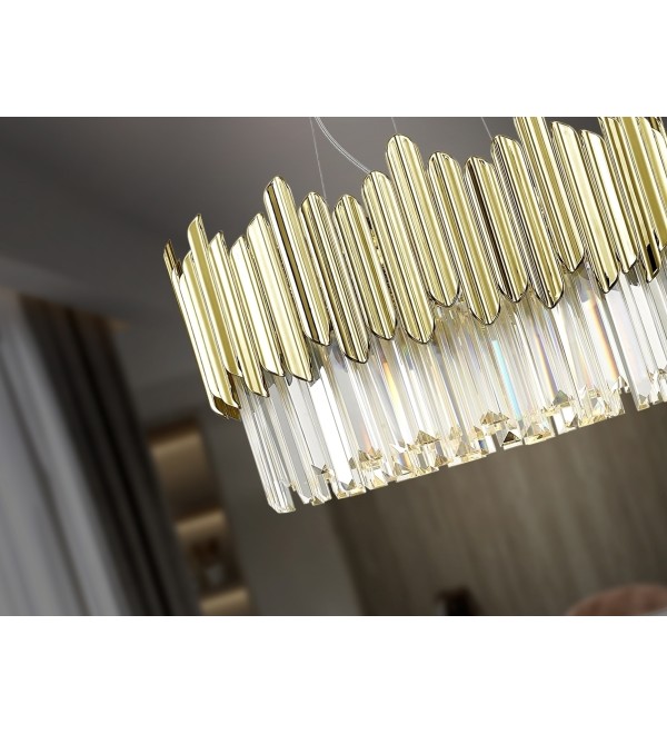 Люстра Tiara 6L хром-золотой