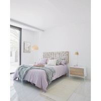 Чехол для подушки Deyarina серо-белый 45 x 45 см