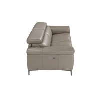 3-х местный диван 5320-3P-M5655 / 6122 с кожаной обивкой и механизмом релаксации