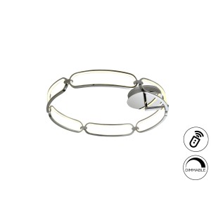 Потолочный светильник Colette Ø80 хром DIM