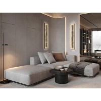 Настенный светильник Stone CCT- черный LED L100