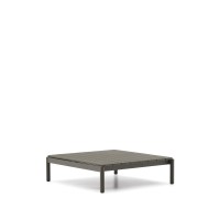 Журнальный столик Sorells из зеленого алюминия 89 x 91 см