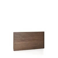 Изголовье Norlen из орехового шпона с темной отделкой и подсветкой 180 x 200 