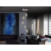 Подвесной светильник Nebula LED 5L хром