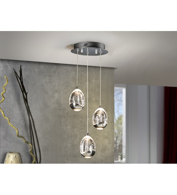 Подвесной светильник Rocio LED 3L хром