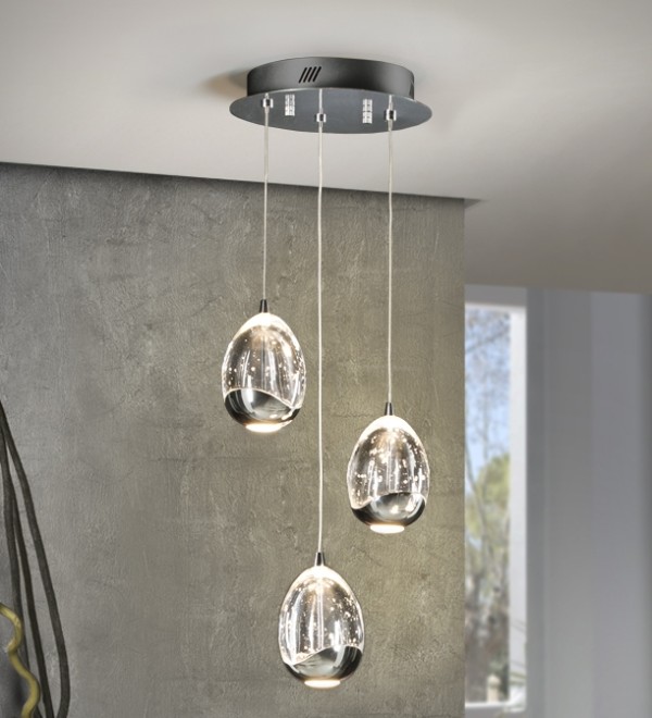 Подвесной светильник Rocio LED 3L хром