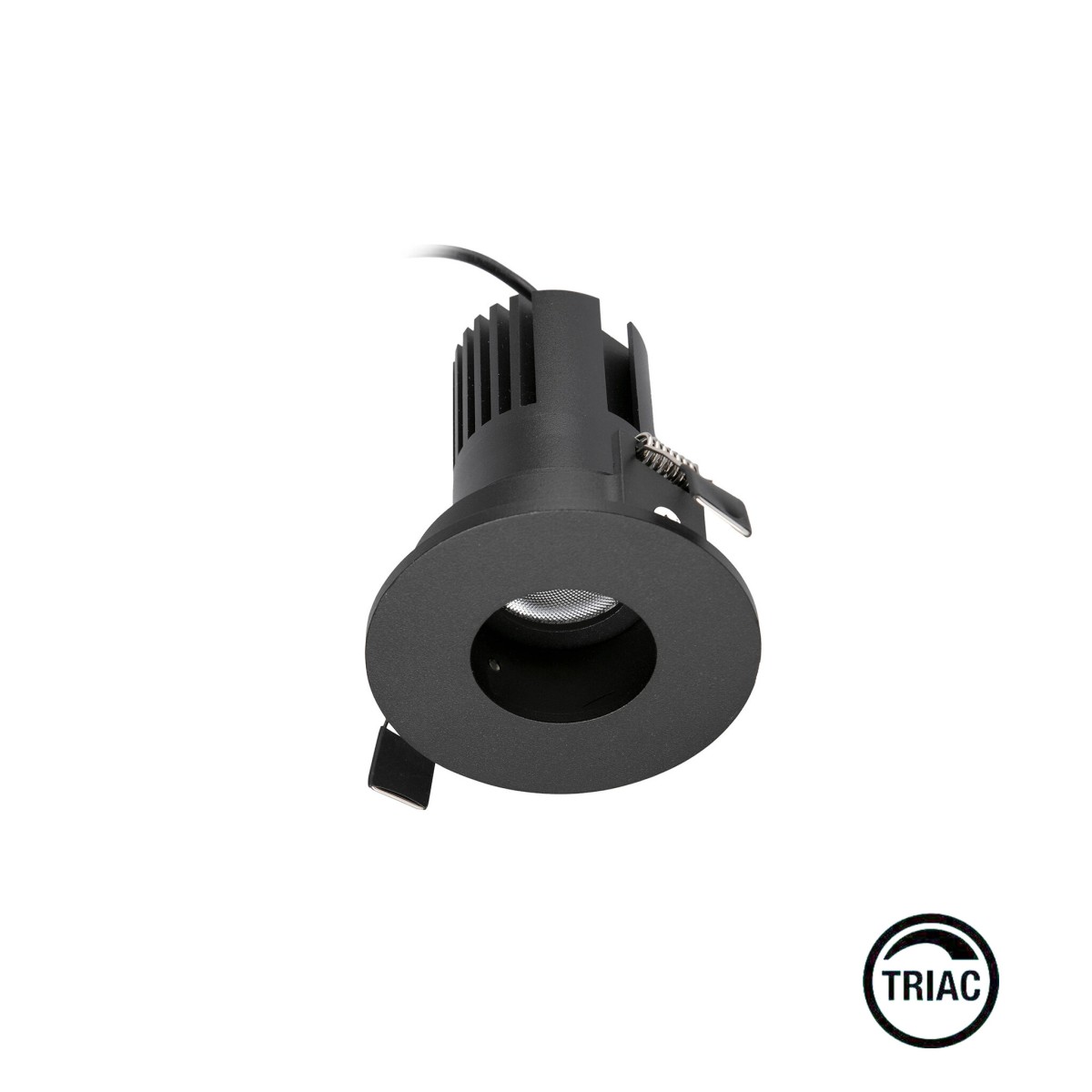 Встраиваемый светильник KIRA PINHOLE FIJO IP20 10W черный 24є 2700K TRIAC