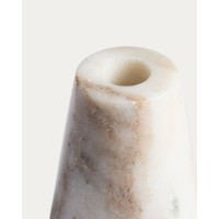 Подсвечник Trevia из мрамора цвета слоновой кости, 8 см