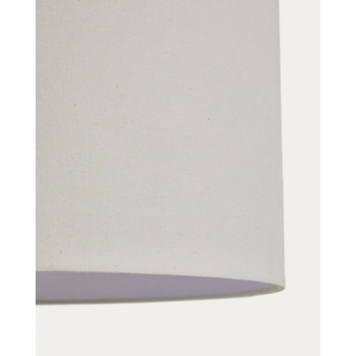 Абажур для подвесного светильника Niani из хлопка цвета слоновой кости, диаметр 60 см