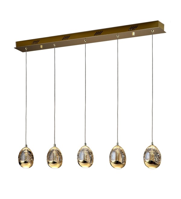 Подвесной светильник Rocio LED 5L золотой