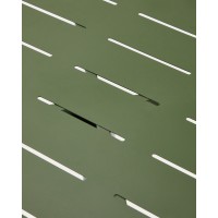 Уличный стол Brai из зеленой оцинкованной стали 70 x 70 см