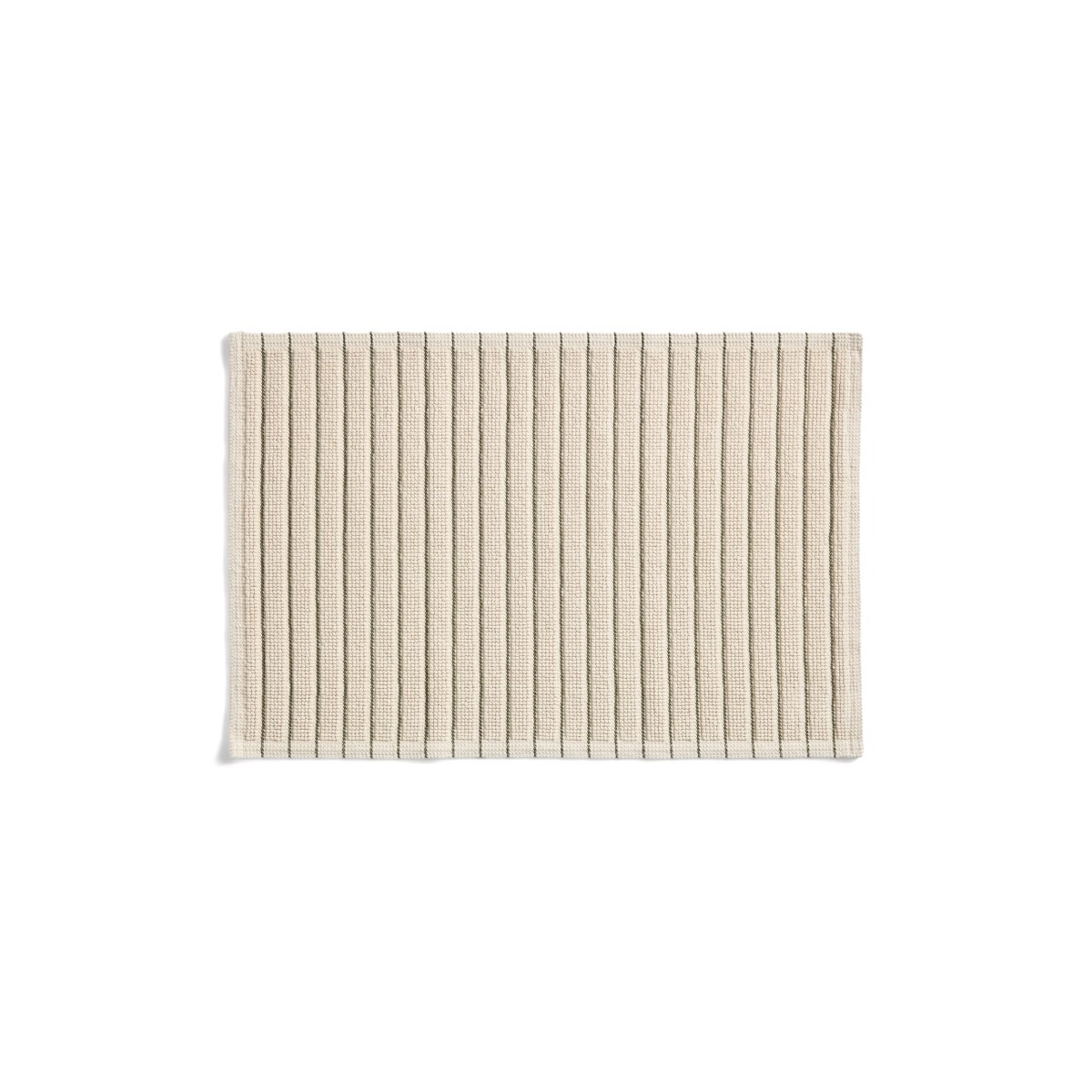Хлопковый коврик для ванной Merade с зелеными полосками, 50 x 80 см