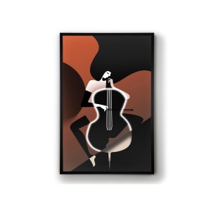 Картина Violonchelo LED 80X120
