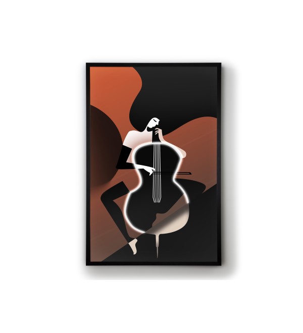 Картина Violonchelo LED 80X120