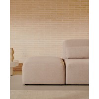 Neom Модульный пуф бежевого цвета 75 x 89 см