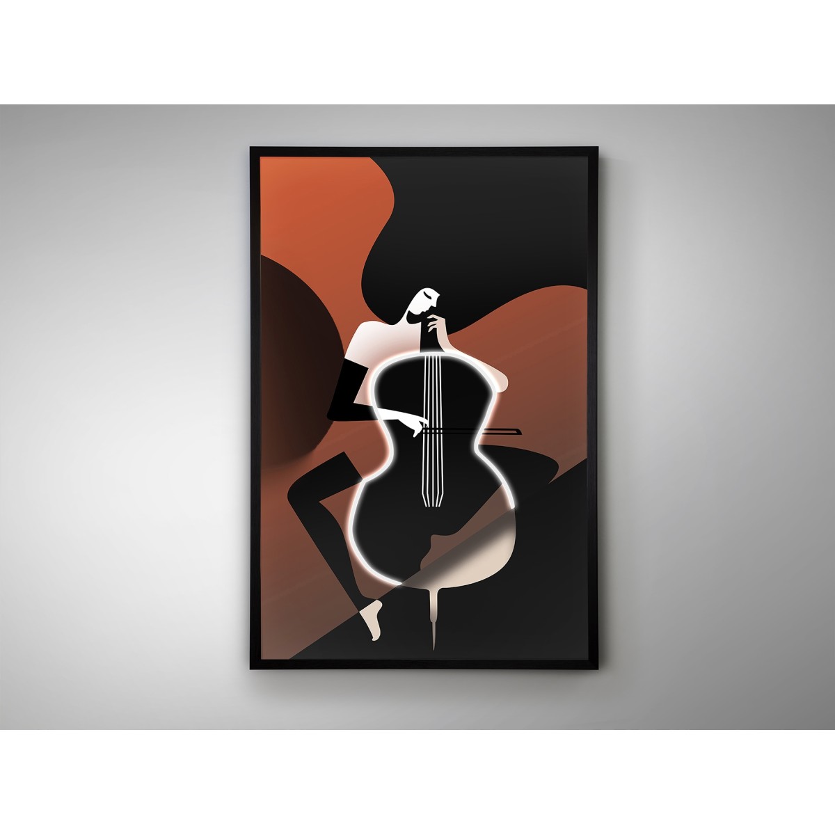 Картина Violonchelo LED 80X120