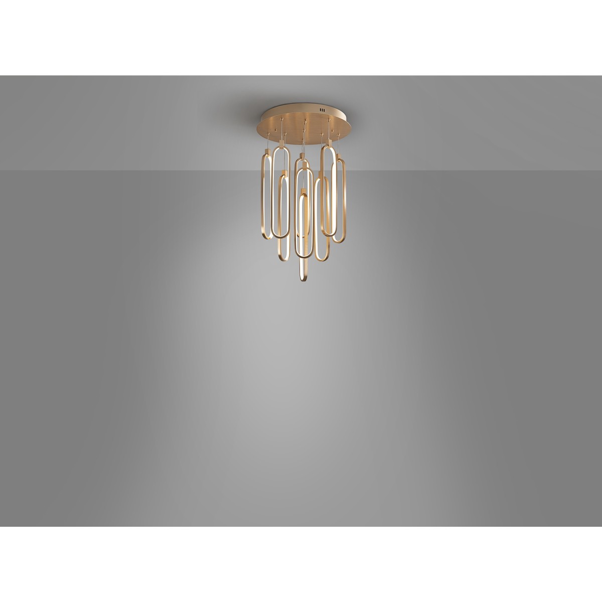 Люстра Colette 9L розовое золото