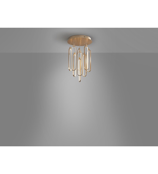 Люстра Colette 9L розовое золото