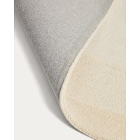 Шерстяной ковер Dennie с бежевым рисунком 200 x 300 см
