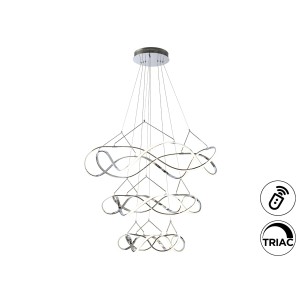 Люстра Molly 3 кольца 110D хром DIM