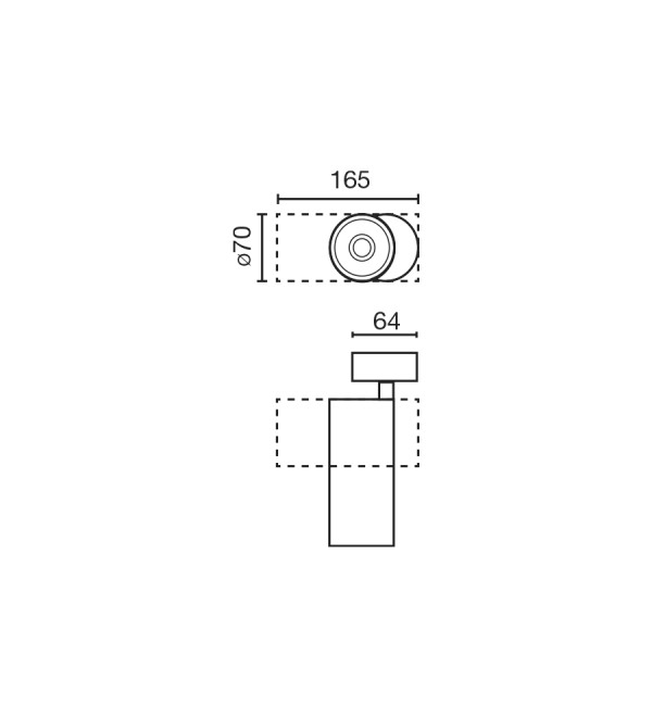 Проектор Fost SURFACE Ш70 28W белый 23° 2700K CRI97 TRIAC