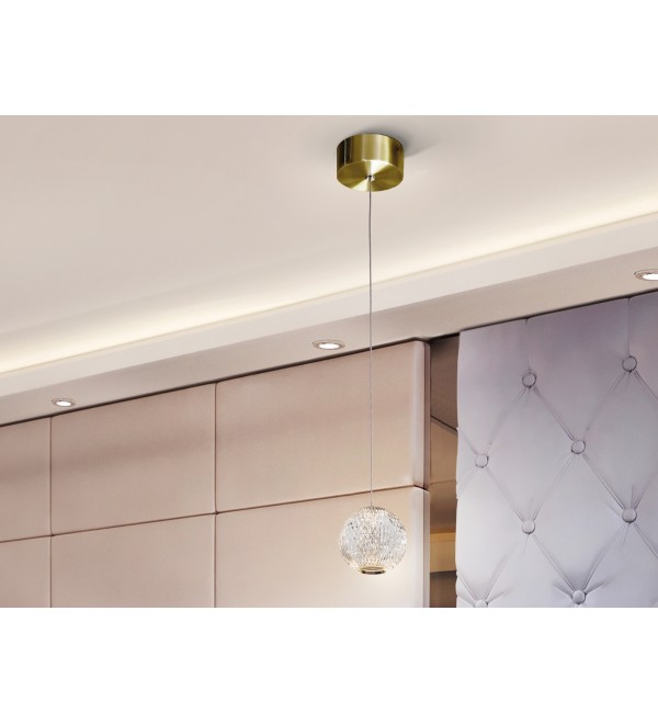 Подвесной светильник Austral LED 1L Ø12 золото