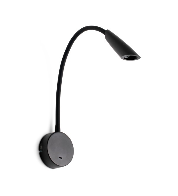 Бра черное Boken 3W LED 3000K