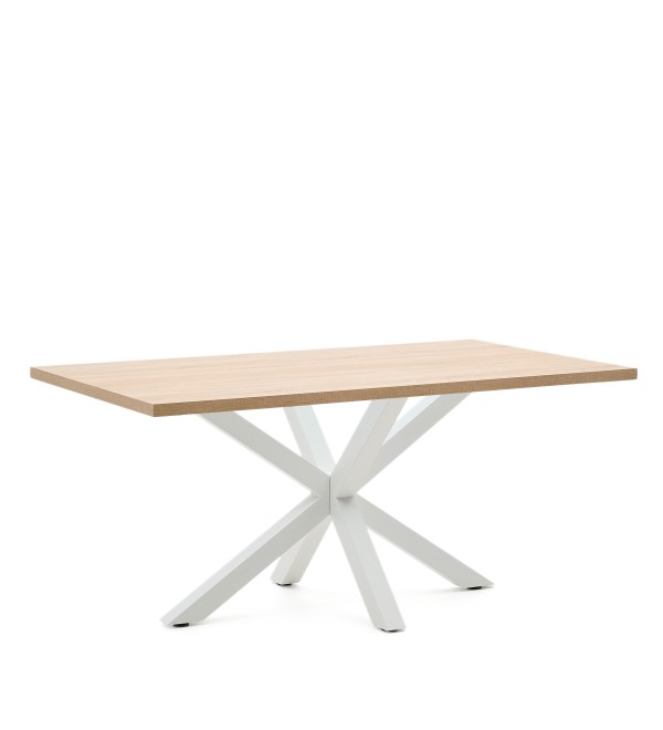 Стол Arya 160x100 белый натуральный