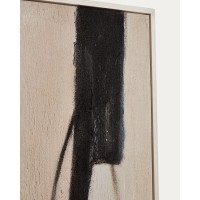 Абстрактная картина Meril в бежевых тонах, 80 x 100 см