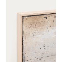 Selnar Абстрактная картина серая 122 x 32 см