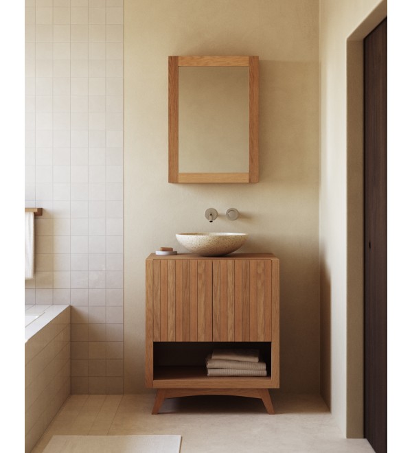 Прямоугольная тумбочка для ванной Kuveni 70 x 80 см