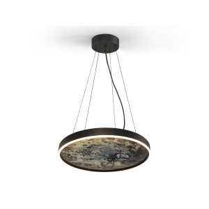 Подвесной светильник Stone CCT- черный LED 60D