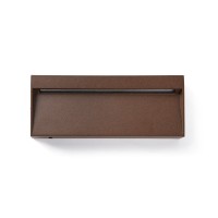 Уличный настенный светильник DUNE APLIQUE RECTANGULAR темно-коричневый 6W 4CCT